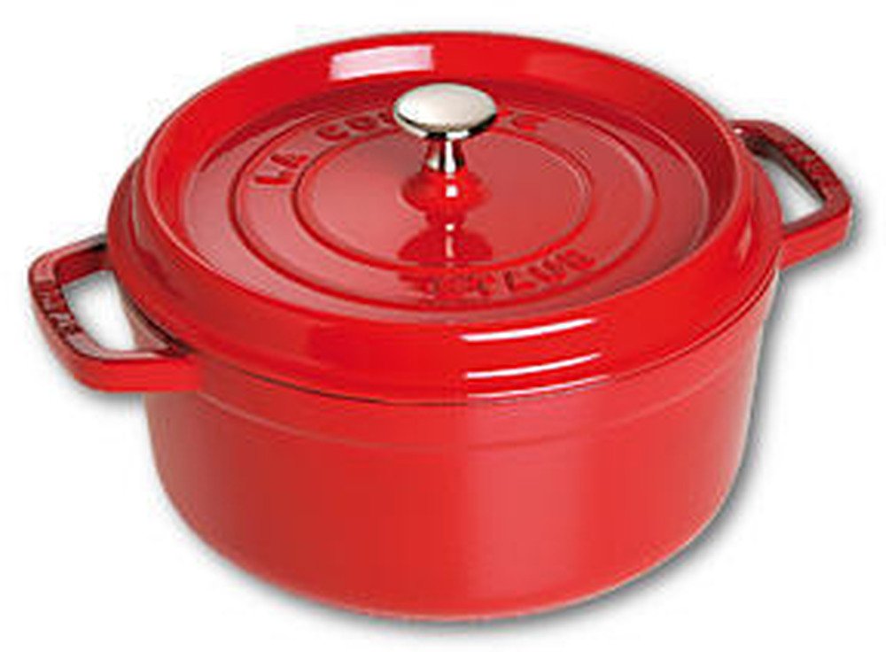 Staub Ronde Stoof-/Braadpan 24 cm Kers