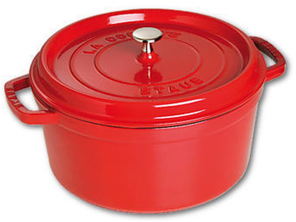 Art & Craft Staub Ronde Cocotte 30 cm - kers 8,35 l |  | 1103006 aanbieding