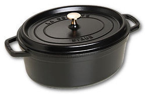 Staub Cocotte Ovale 31cm - noir - 1