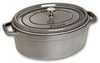 Staub Cocotte Ovale 31cm - gris graphite - 1