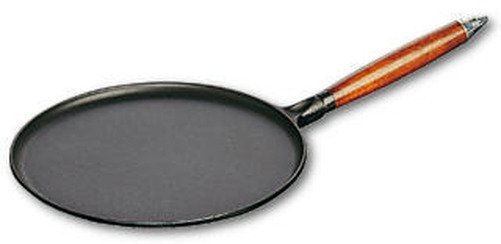 Staub Crêpière - manche bois - 28cm - noir - 1
