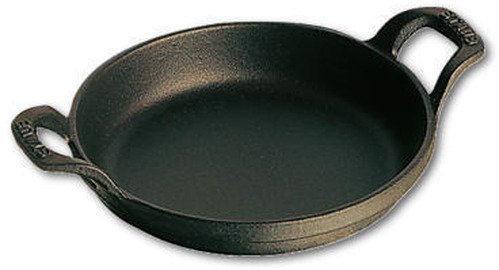 Staub Mini schotel - rond - 12 cm - zwart 0,25 l - 1