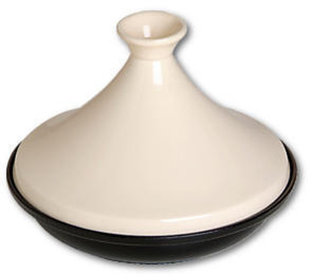 Staub tajine - 28 cm - zwart-crème