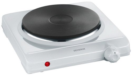 Severin KP1091 Kookplaat wit geverfd - 1