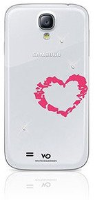 White Diamonds Galaxy S4 Cover Lipstick Heart Rood