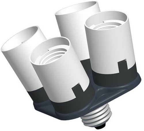 Falcon Eyes Lamphouder AD-4E27 van 1 naar 4 Lampen - 1