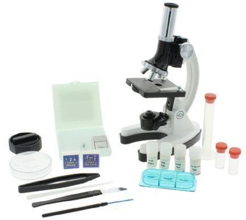 Byomic Beginners Microscoopset 100, 400 en 900x in Koffer - 1