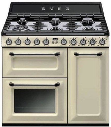Smeg TR93P Centre De Cuisson 90X60X92cm A Crème Victoria - 1