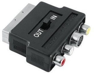 Hama video adapter S-VHS/3 RCA - scart IN/OUT