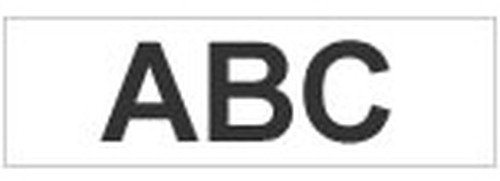 Brother TZE-N221 - 9 mm Black/White - 1