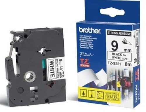 Brother TZE-S221 - 9 mm Black/White - 1