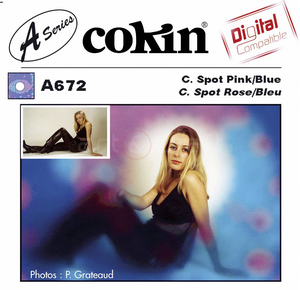 Cokin A 672 Center Spot Roos/Blauw Blist.