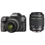 Pentax K-3 Body + 18-55mm + 50-200mm - Zwart Pentax K-3 Body + 18-55mm + 50-200mm - Zwart