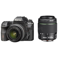 Pentax K-3 Body + 18-55mm + 50-200mm - Zwart Pentax K-3 Body + 18-55mm + 50-200mm - Zwart