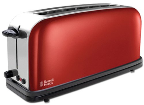 Russell Hobbs Colours Plus+ Flame Red Long Slot 2139156 - 1 Russell Hobbs Colours Plus+ Flame Red Long Slot 2139156 - 1