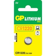 GP Lithium Knoopcel CR1220 Blister 1