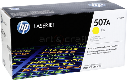HP Toner CE 402 A jaune No. 507 A - 1