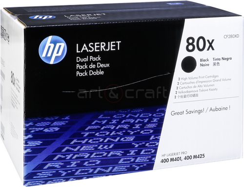 HP Toner CF 280 XD noir No. 80 - 1