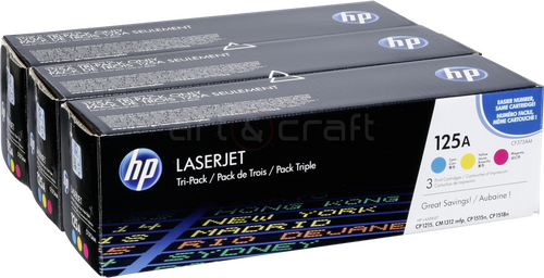 HP Toner Multi Pack CF 373 AM C/M/Y No. 125 - 1