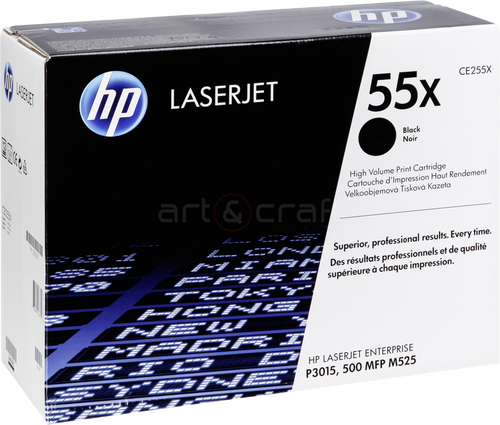 HP Toner CE 255 X noir 55 X - 1