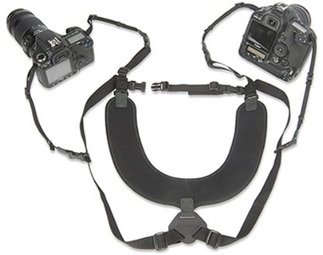 Op-Tech OT6501032 Dual Harness Strap Regular Black