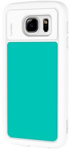 Lumdoo Samsung Galaxy S6 Duo Cover White/Pastel Blue