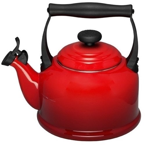 Le Creuset Fluitketel tradition Kersenrood 2,1l - 3