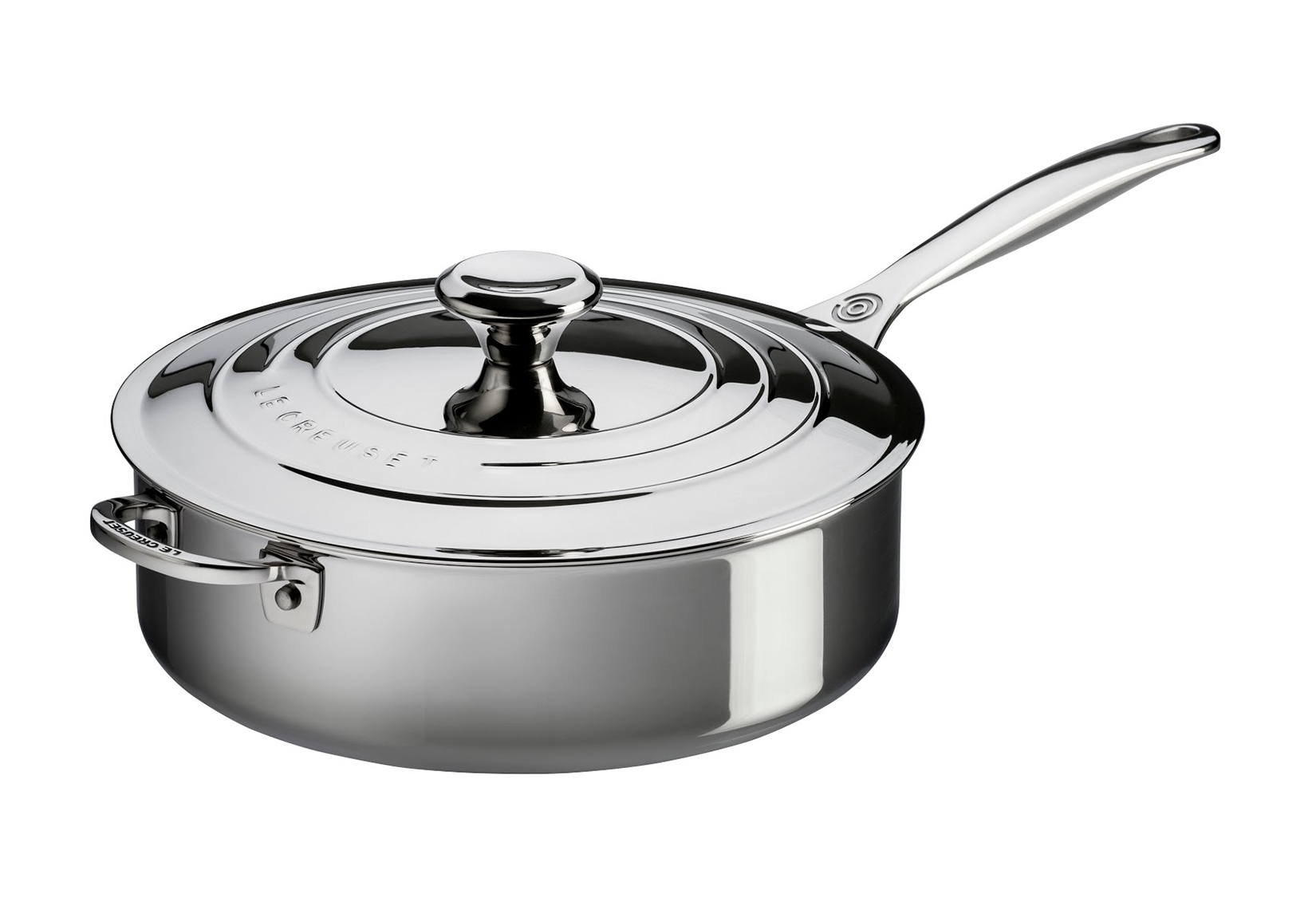 Le Creuset Rvs Lc Sauteuse Met Rechte Wand 24cm Deksel Art Craft