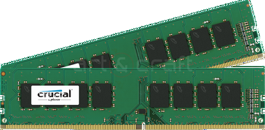 Crucial 16GB Kit DDR4 2133 MT/s 8GBx2 DIMM 288pin single