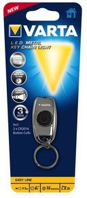 Varta 1663101401 Led Metal Key Chain Light