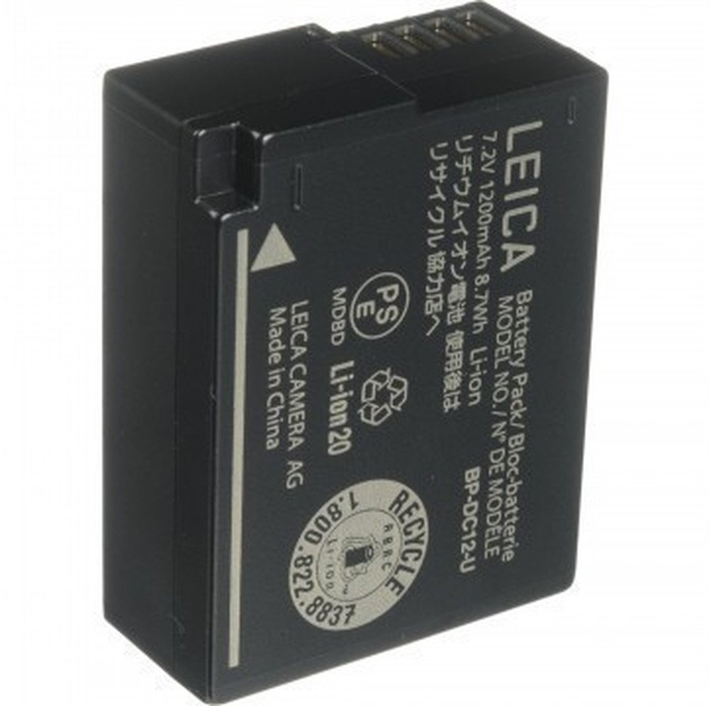 Leica Lithium-Ion-Battery BP-DC12 | Batterijen voor camera's | 4022243195004