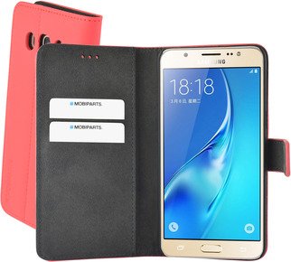 Mobiparts Premium Wallet Case Samsung Galaxy J5 (2016) Peach