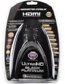 Monster Black Platinum Ultimate HDMI Cable with Ethernet