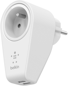 Belkin 2-Port 2.4A Swivel Charger Wht BE