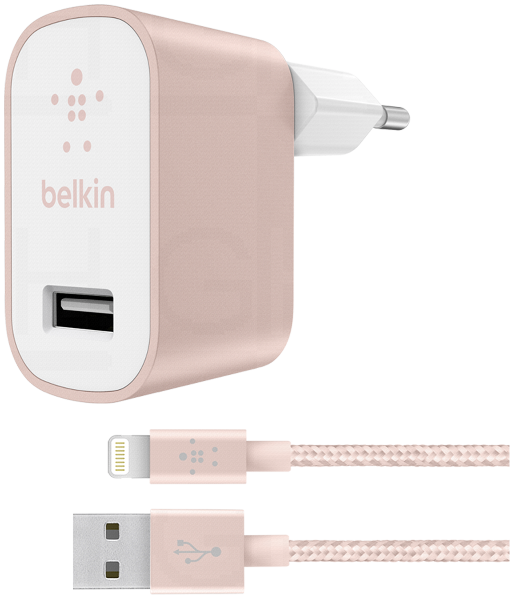 Belkin Premium MIXIT Chargeur 2 4A Or Rose Light Art Craft