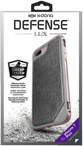 X-Doria Defense Lux cover - grijs - voor iPhone 7 Plus - 1