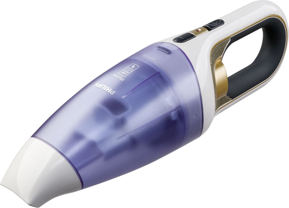 Philips kruimelzuiger MiniVac FC6142/01 - blauw/wit | Blokker
