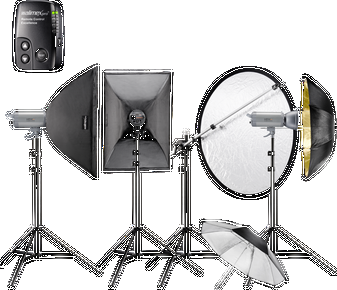 Walimex pro Studioset Excellence VC-400/400/300