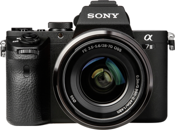 Sony A7 Mark II Body + 28-70mm - Zwart Sony A7 Mark II Body + 28-70mm - Zwart