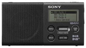 Sony Portable Radio XDR-P1DBP DAB - Zwart