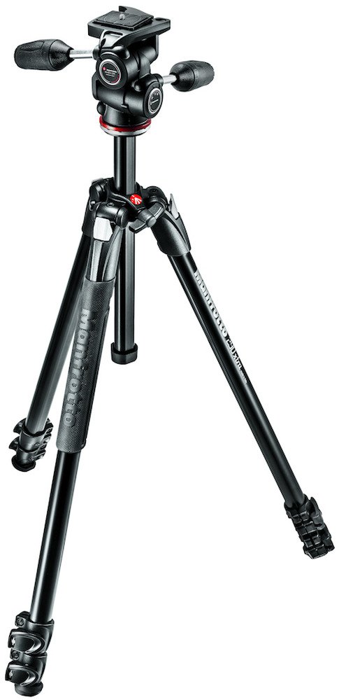 Manfrotto 290 XTRA Kit 3 Way Head | Tripods | Fotografie - Statieven | MK290XTA3-3W