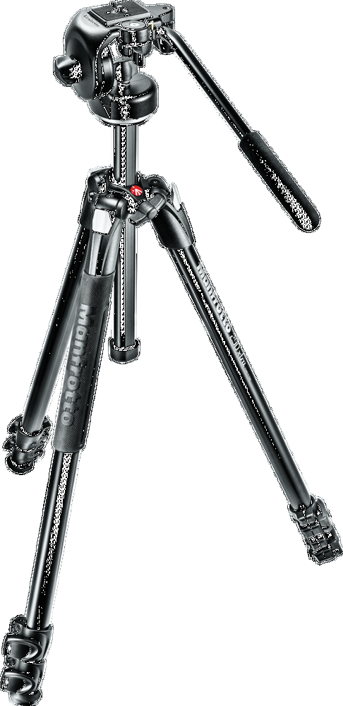 Manfrotto 290 XTRA statief-kit Alu 3 segmenten MK290XTA3-2W | Tripods | Fotografie - Statieven | MK290XTA3-2W