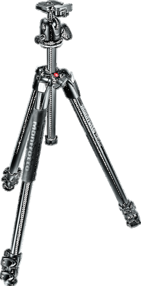 Manfrotto 290 XTRA statief kit Alu 3 segmenten MK290XTA3-BH | Tripods | Fotografie - Statieven | MK290XTA3-BH