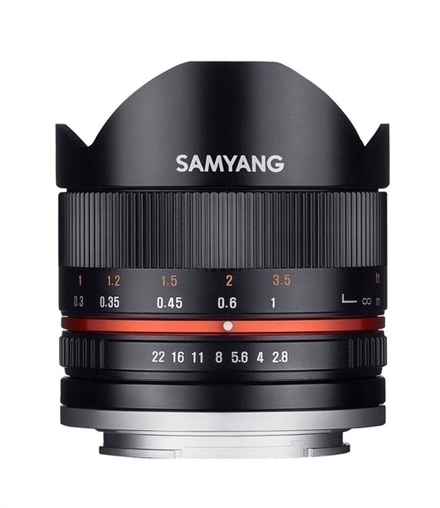 Samyang 8mm f/2.8 Fisheye UMC II (Fuji X) - Zwart &VerticalLine; Alle objectieven lenzen &VerticalLine; Fotografie - Objectieven &VerticalLine; F1220310101