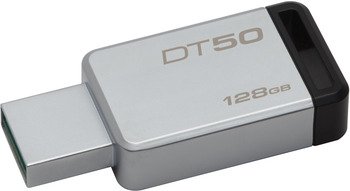 Kingston 128GB USB 3.0 DataTraveler 50 (Metal/Black) Kingston 128GB USB 3.0 DataTraveler 50 (Metal/Black)