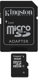 Kingston SDC4/16GBSP MEM SD 16GB MICRO SECURE DIGITAL Kingston SDC4/16GBSP MEM SD 16GB MICRO SECURE DIGITAL