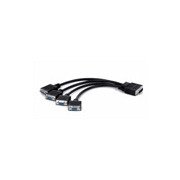 Matrox monitor adapter cable - LFH60 to quad HD15 - 1foot Matrox monitor adapter cable - LFH60 to quad HD15 - 1foot