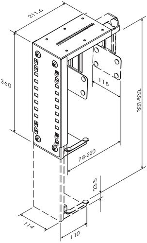 Neomounts by Newstar CPU-D100 - Zilver - 7