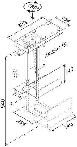 Neomounts by Newstar CPU-D250 - Zwart - 7