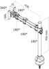 Neomounts by Newstar FPMA-D960G - Noir - 9